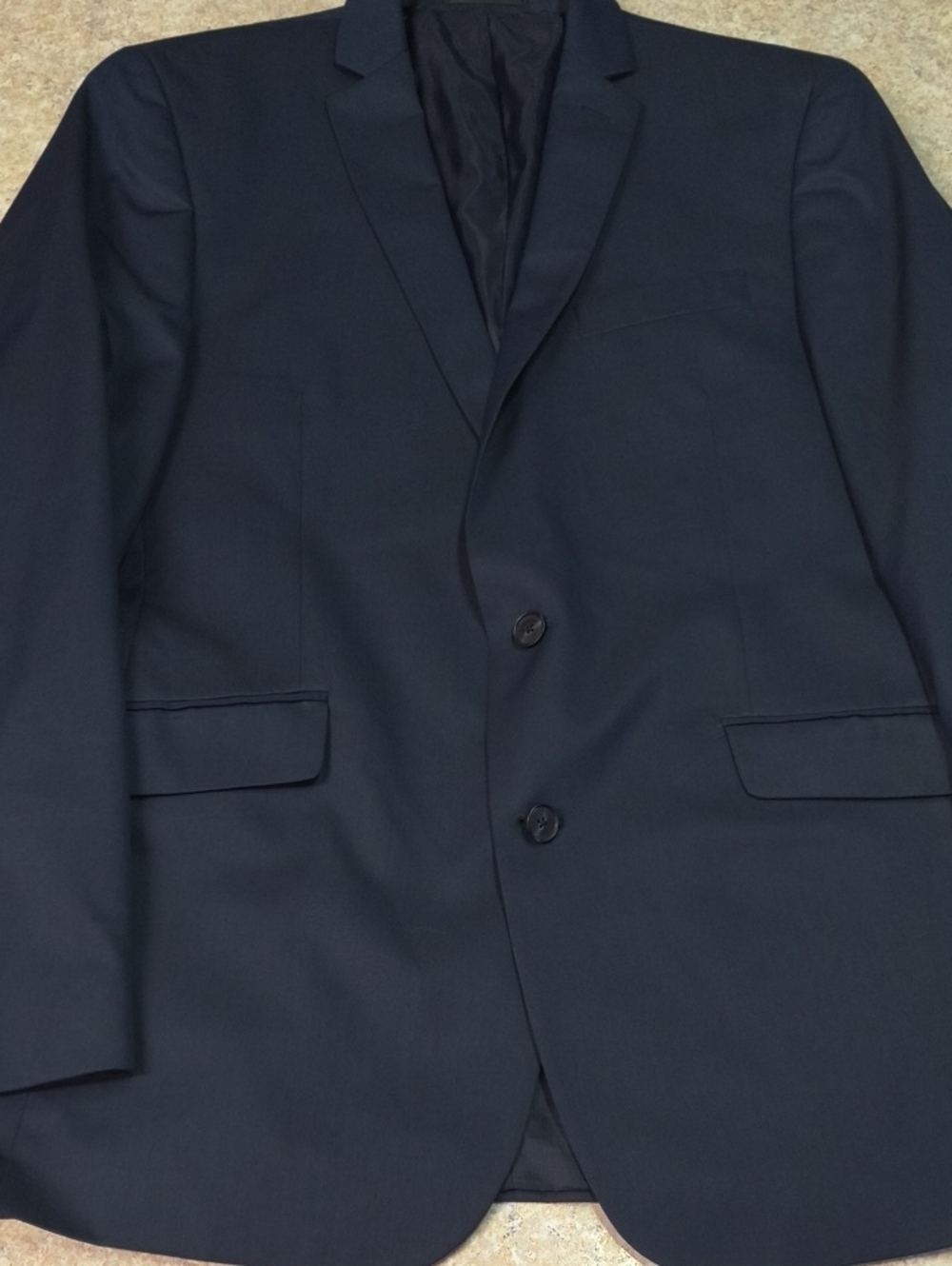 Kenneth Cole Men's Dark Navy Two-Button Sport Coat EUC Sz 42L 35W